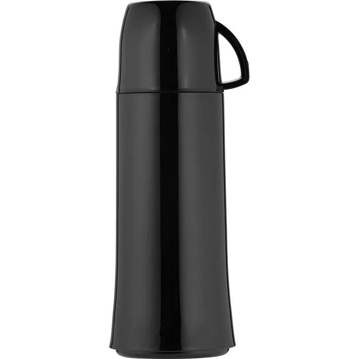 Helios Elegance Isolierflasche, Kunststoff, schwarz, 0,75 Liter