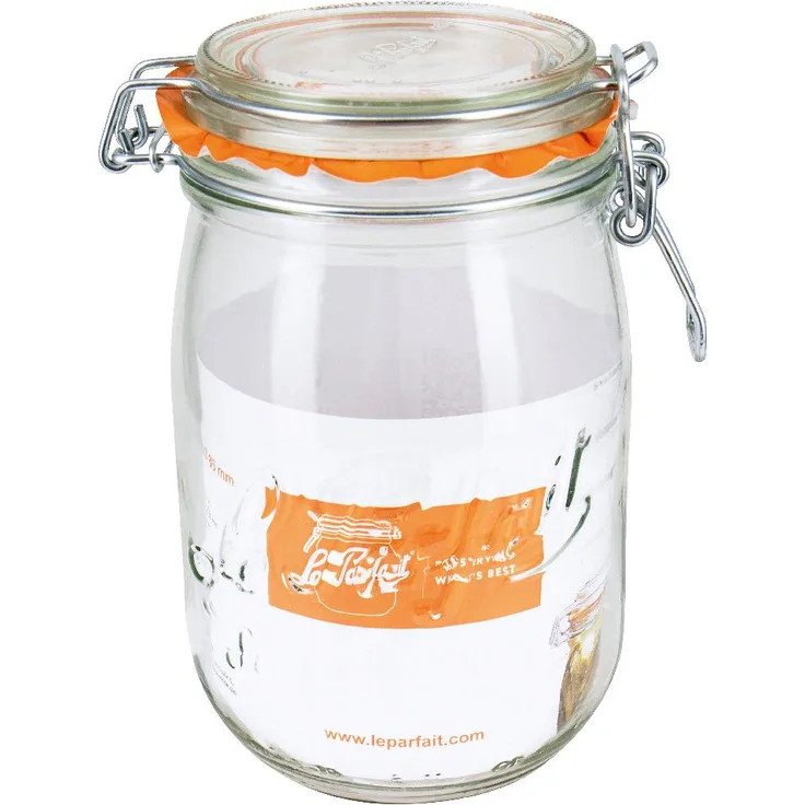 DOSEN-ZENTRALE Drahtbügelglas Le Parfait Bocaux 1l