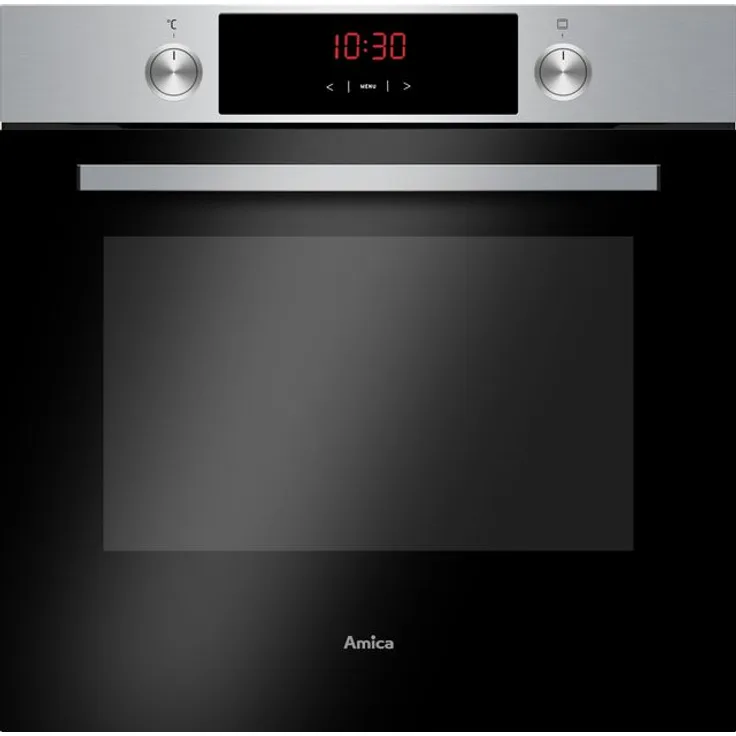 Amica EBX 944 620 E Backofen, Energieeffizienzklasse A, Energieverbrauch konventionell 0,99 kWh, Energieverbrauch Umluft Heißluft 0,83 kWh, Garraum 77 l