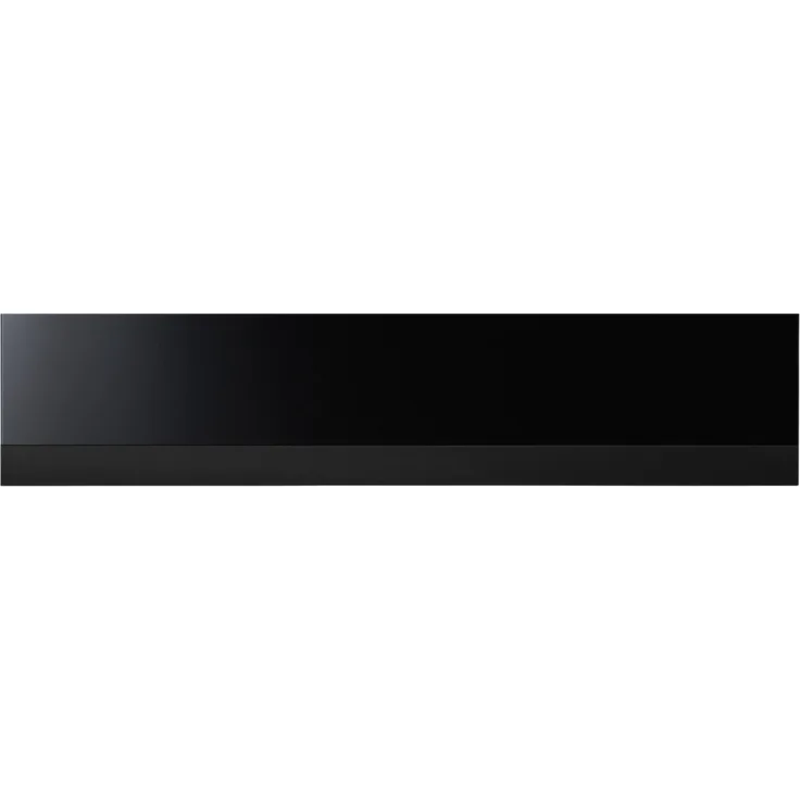 Küppersbusch CSW 6800.0 Wärmeschublade + ZC 8020 Glasfront Schwarz + Designleiste Black Velvet