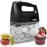 Duronic HM4 BK Handrührer, 400W, Edelstahl, schwarz