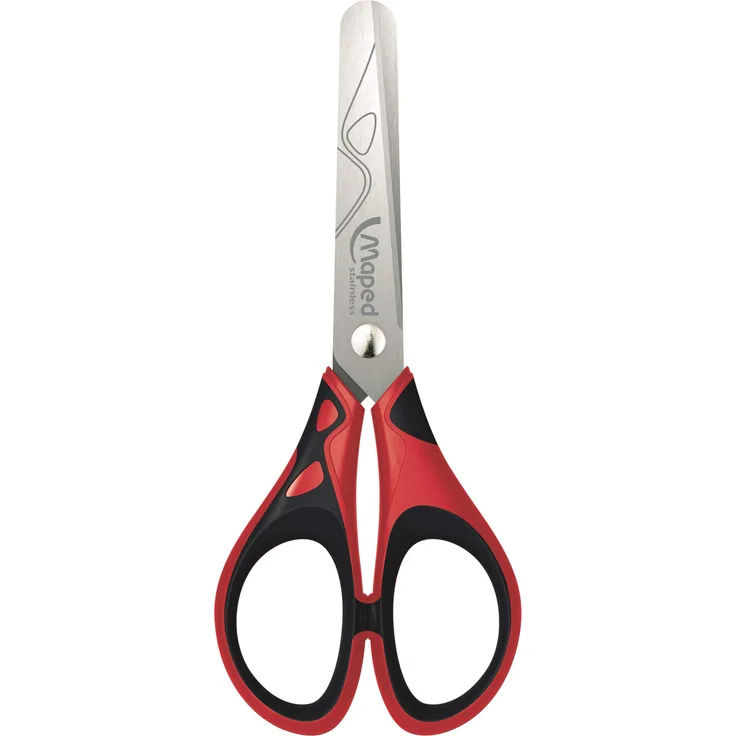 Maped 464410 13 cm Essential Soft Schere mit Zentimeter Markierungen (1 Stück)