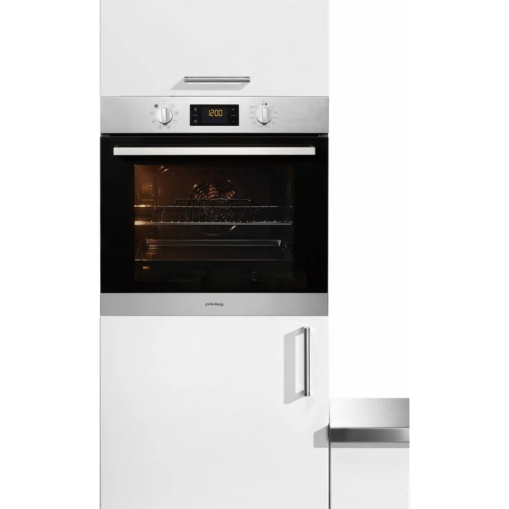 Privileg PBWR6 OH5F IN Einbaugerät-Backofen - A - 71 L - Hydrolyse-Reinigungsfunktion - Multifunktions-Umluftbackofen mit 7 Funktionen - Edelstahl - Turn&Cook - Click&Clean – Bild 2