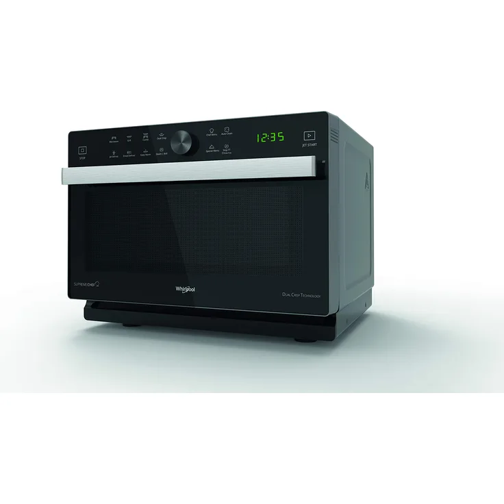 Whirlpool MWP 337 SB Mikrowelle mit Grill, Standgerät, 33 Liter Garraum, 900 Watt, Auftauen, schwarz, silber