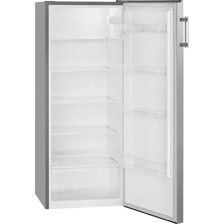 Bomann VS 7316.1 Kühlschrank ohne Gefrierfach, freistehend, silber, Abtauautomatik, LED, Breite 55 cm, Energieklasse E – Bild 1