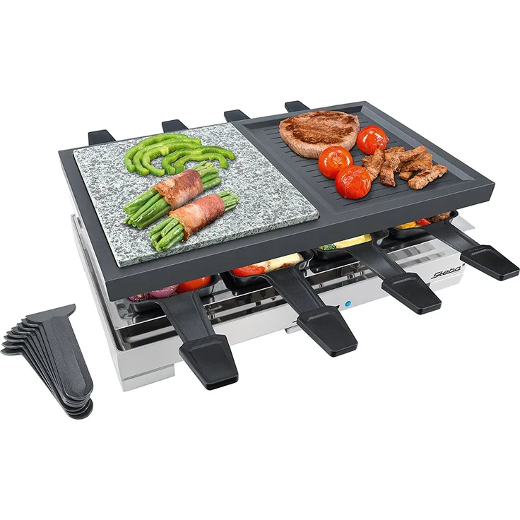 Steba RC 88 Premium Multi Raclette 1200 Watt, Pfännchenablage, 8 Personen – Bild 3