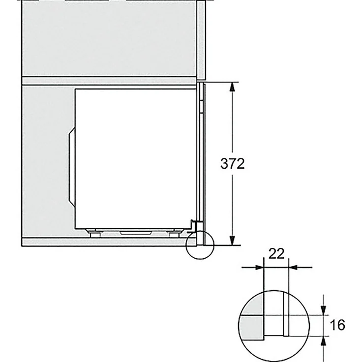 Miele M 2230 SC Mikrowelle, Einbaugerät, 17 Liter Garraum, 800 Watt, Schwarz – Bild 2