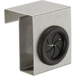 Wenko Küchen- und Türhaken Push, Edelstahl rostfrei, 5 x 6 x 4 cm, silber matt