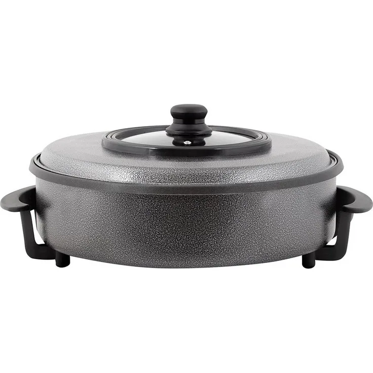 TZS FIRST AUSTRIA Pizzapfanne Elektropfanne Multipfanne 42 cm 1500W Deckel