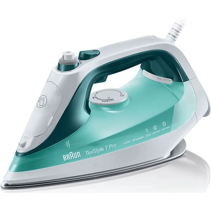 Braun GR Texstyle 7 PRO Steam IRON SI 7042 Green Dampfbügeleisen – Bild 1