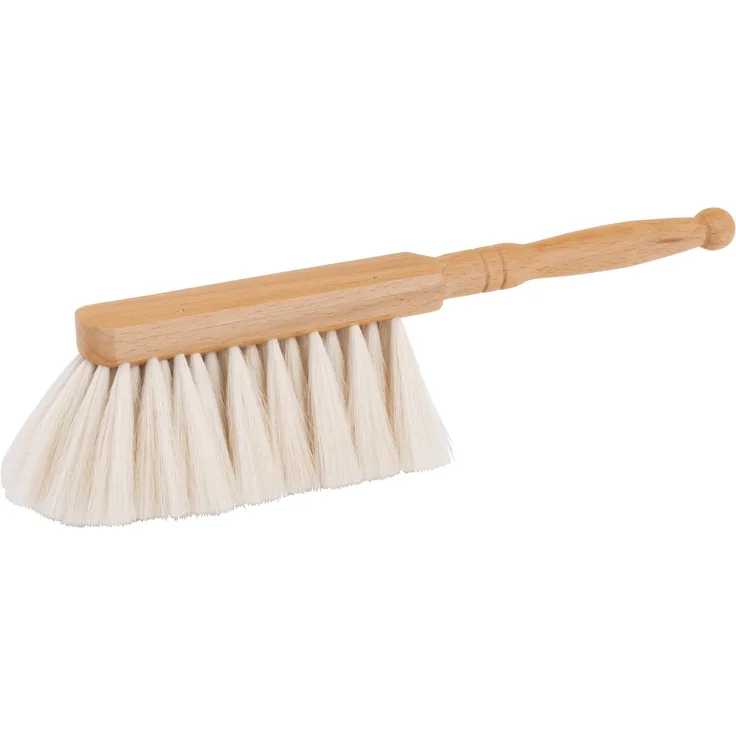 Redecker Staubbürste Tisch-Kehrer Handbesen Ziegenhaar 25 cm