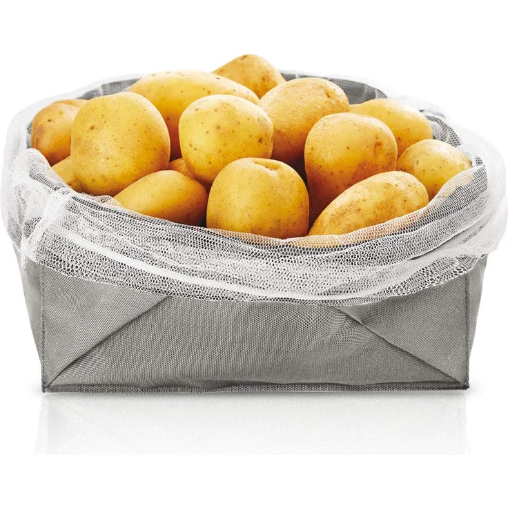 Metaltex Aufbewahrungskorb Fresh Line faltbar, Polyester-Polyamid, Mehrfarbig, 23 x 23 cm