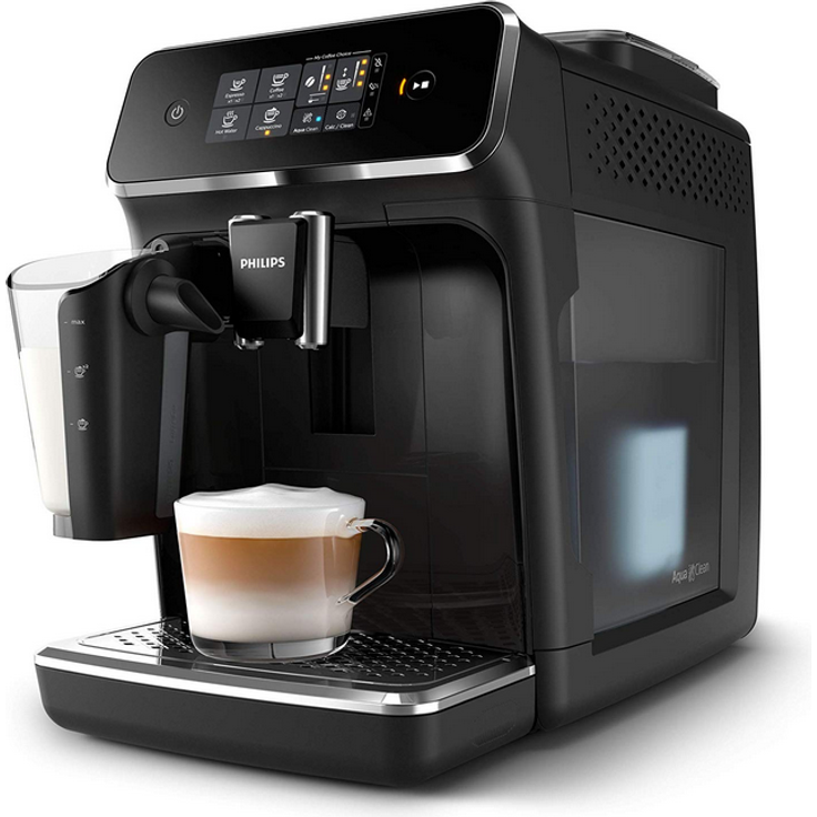 Philips 2200 Serie EP2231-40 LatteGo Kaffeevollautomat mit integriertem Mahlwerk, 3 Kaffeespezialitäten, schwarz – Bild 3