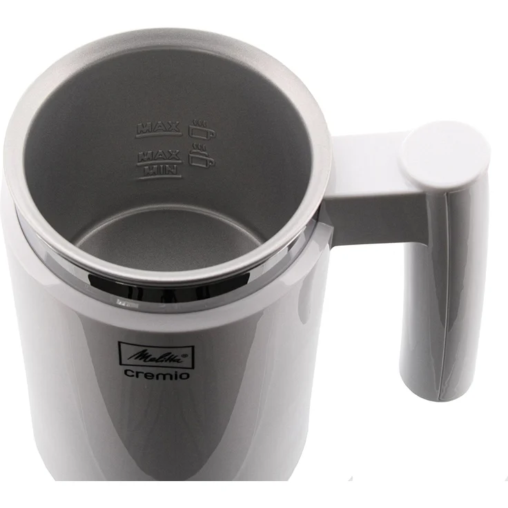 Melitta CREMIO 1014-01 Milchschäumer, 450W, 150ml Milchschaum, für kalte und warme Milch, antihaftbeschichteter Behälter, perfekter, feinporiger Milchschaum, weiß – Bild 7