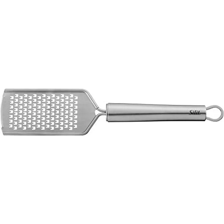 Silit Classic Line Küchenreibe Edelstahl 25 cm, Edelstahl poliert, Reibe für Gemüse, Nüsse, Käse, Schokolade, Zitrusfrüchte, spülmaschinengeeignet