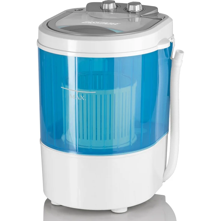 easymaxx Toplader-Mini-Waschmaschine, Fassungsvermögen 3 kg, Standgerät, Breite 34 cm – Bild 1