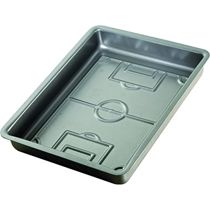 Birkmann 214224 Fußballfeld Motivbackform, 22 x 30 x 4,5 cm