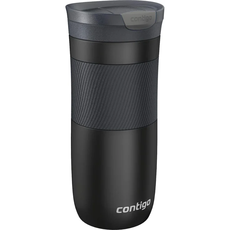 Contigo Thermobecher Byron Snapseal, Edelstahl Isolierbecher, Kaffebecher to go, auslaufsicher, spülmaschinenfester Deckel BPA-frei, 470 ml – Bild 1