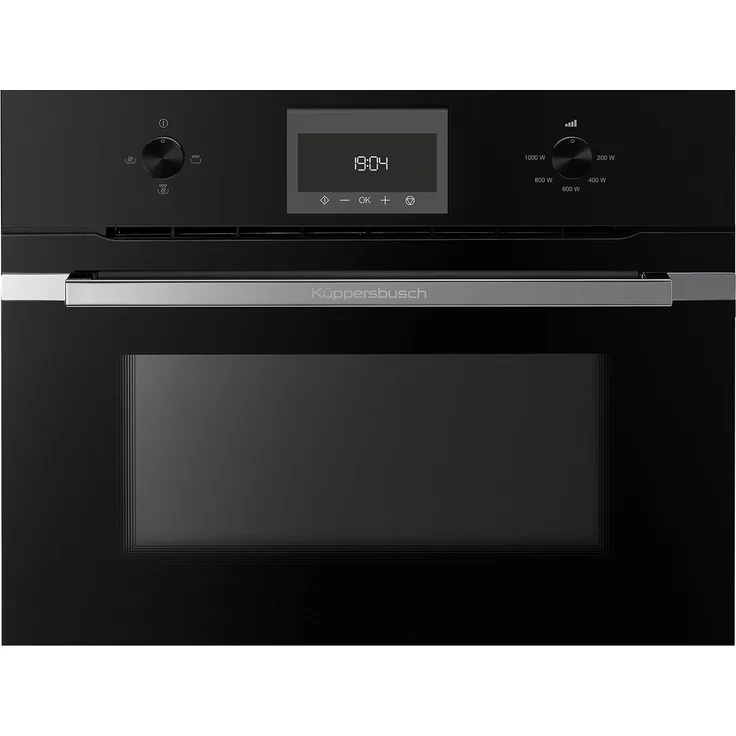 Küppersbusch CM 6330.0 SE3 K-Series 3 Mikrowelle mit Grill, Einbaugerät, 44 Liter Garraum, 1000 Watt, schwarz-silver chrome