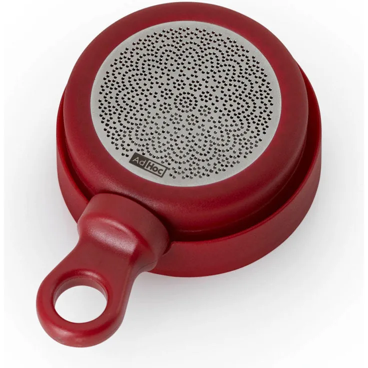 AdHoc MagTea Magnetischer Teefilter, Tee Filter für losen Tee, Rund, Kunststoff-Edelstahl, Rot, H: 9 cm, TE34