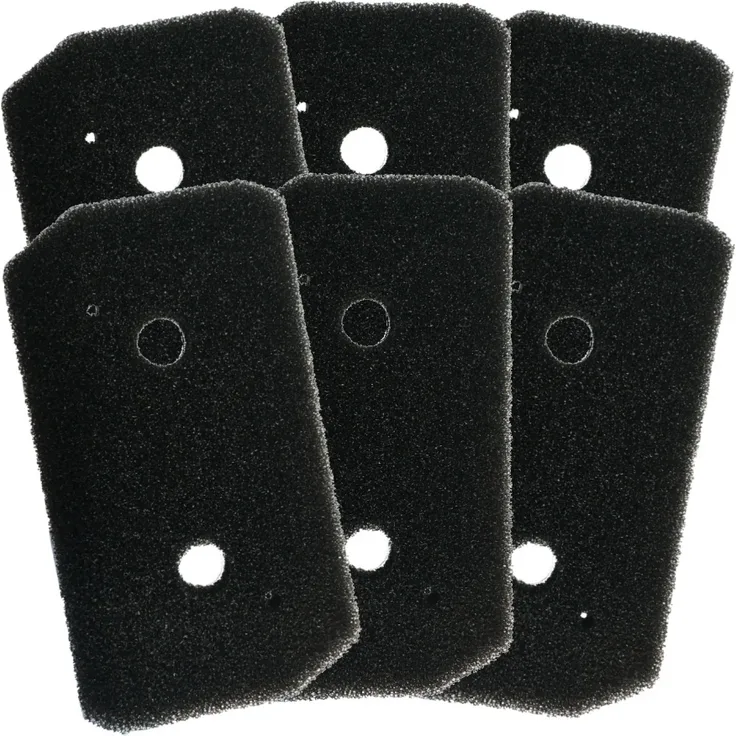 Comedes Ersatzfilterset einsetzbar statt Bosch Siemens Schaumfilter 12007650, 6er Set