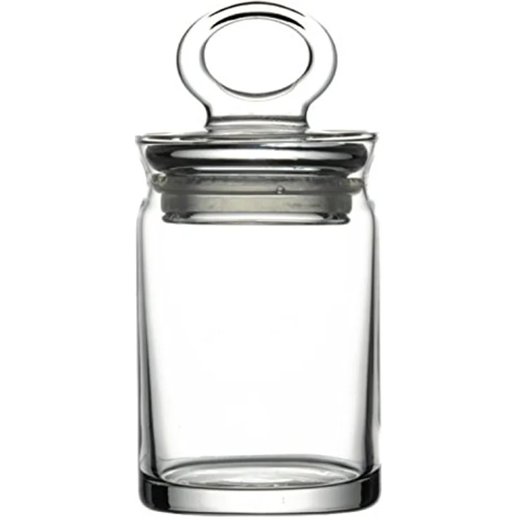 Dajar 74938 Glasbehälter mit Deckel 2.4 L, Glas, Transparent, 6 x 6 x 13.5 cm, 1 Einheiten