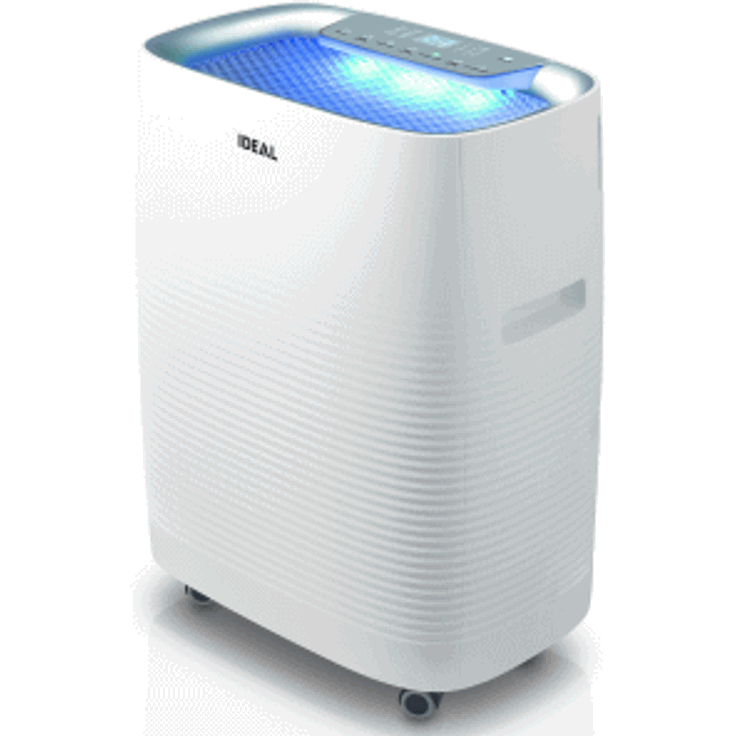 IDEAL (2in1) Luftreiniger und Luftbefeuchter AP35H mit HEPA Filter und Geruchsfilter für saubere und optimal befeuchtete Raumluft bis 45m² gegen Feinstaub, Pollen, Allergene, Bakterien - für zuhause