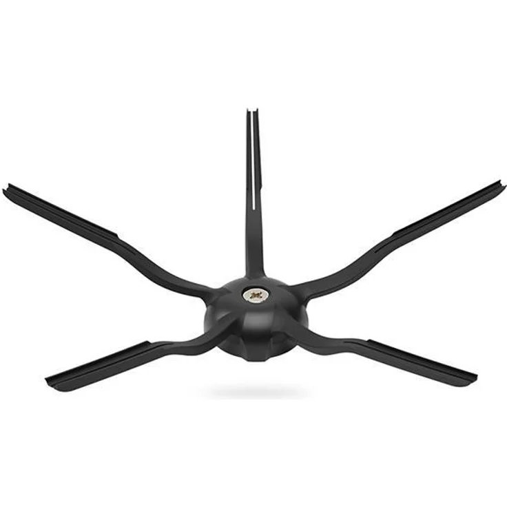 Roborock Saugroboter Bürste (Saugroboter-Zubehör, Seitenbürste für Roborock S6, S5, E35, E2, Silikon) schwarz