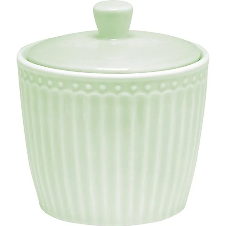 Greengate Alice Zuckerdose pale green 10 cm grün