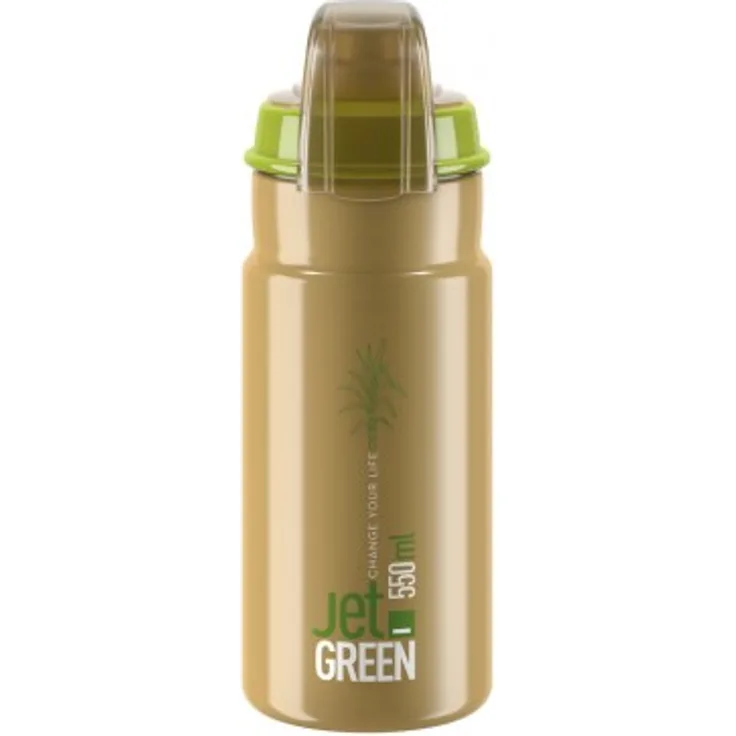 Elite Jet Green Plus Trinkflasche, 550ml, grün-braun