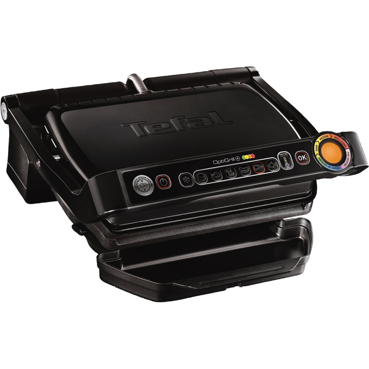 Tefal GC7148 OptiGrill+ Kontakgrill Snacking & Baking, 2000W, 6 voreingestellte Programme, schwarz – Bild 2