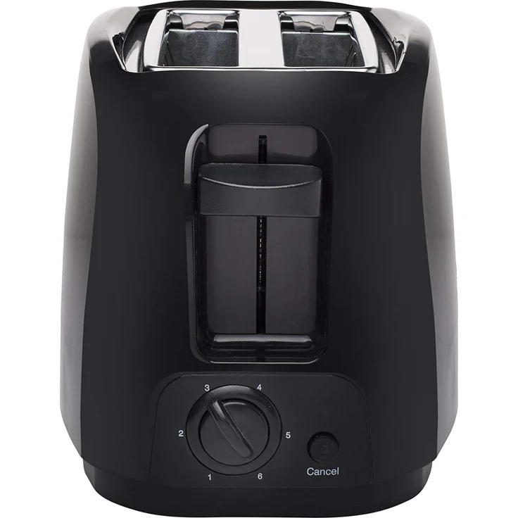 Tristar BR-1025 Toaster,  800W, 6 einstellbare Bräunungsstufen mit Brötchenaufsatz, herausnehmbares Krümmelfach, schwarz – Bild 3