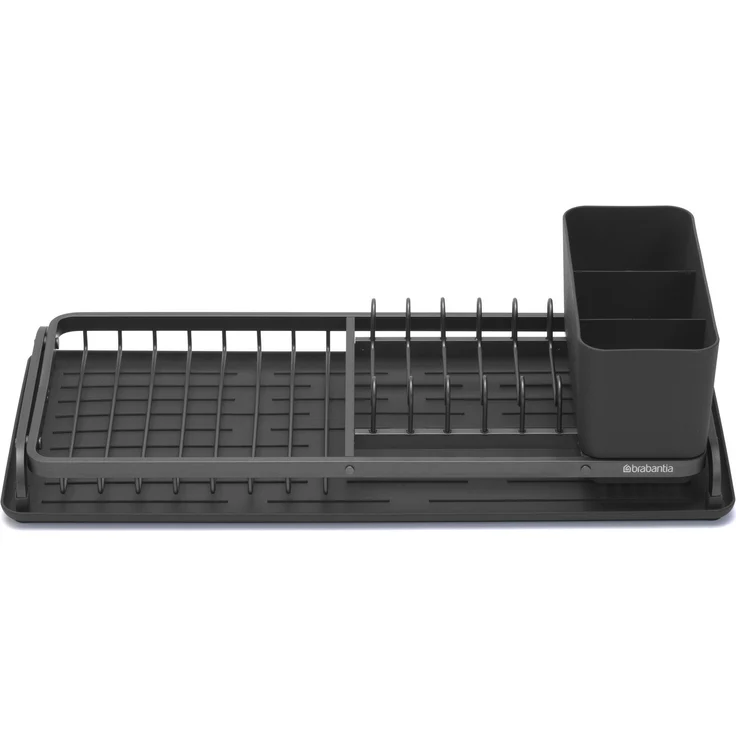 Brabantia Compact Abtropfgestell, Stahl, dark grau, 46.3 x 20 x 12,6 cm – Bild 1