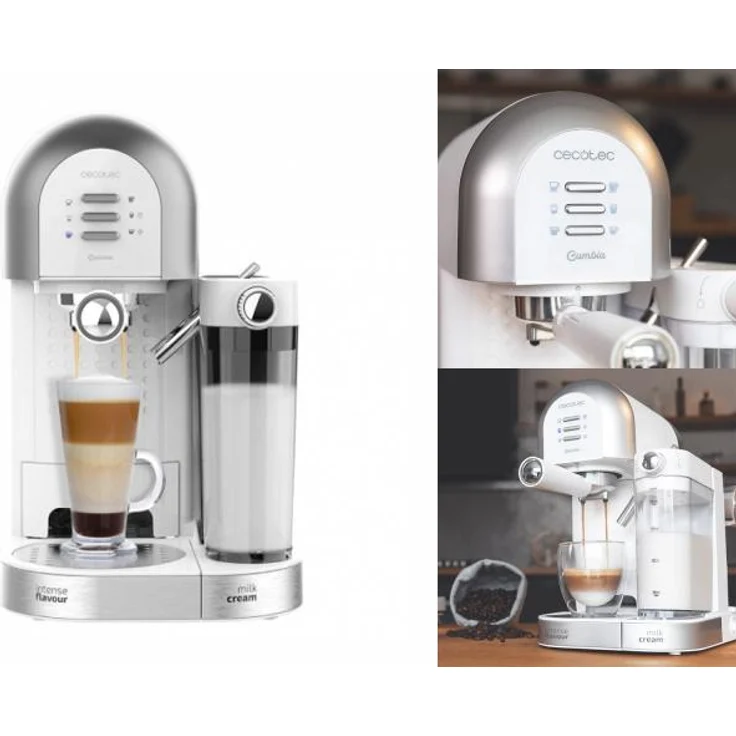 Express-Kaffeemaschine Cecotec Cumbia Power Instant-ccino 20 Chic 1,7 L 20 bar 1470W Weiß