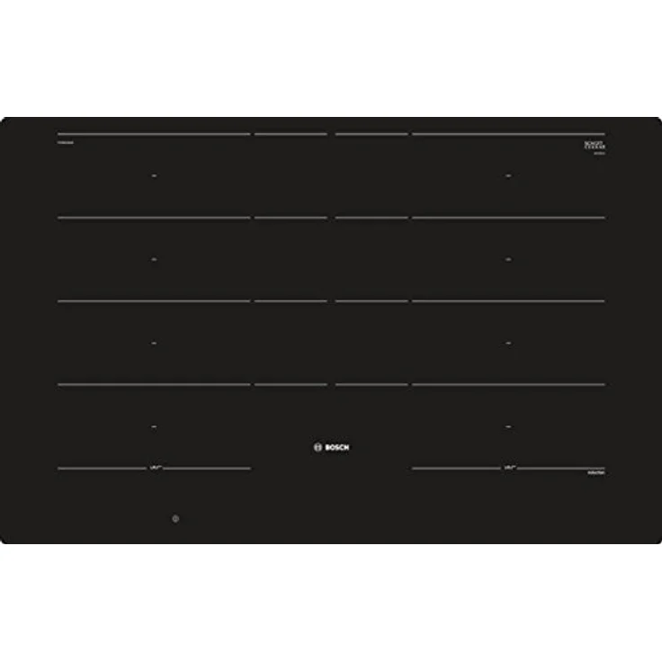 Bosch PXY801DW4E Induktionskochfeld, Einbaugerät, Betriebsart elektrisch, Anzahl Kochstellen 4, Direct Select, Flex Induction-Zone, Home Connect, flächenbündig (integriert), schwarz – Bild 1