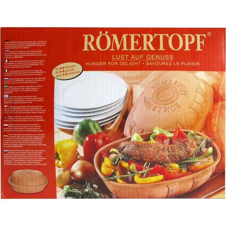 Römertopf Bräter Dampfgarer 40 Jahre Jubiläums-Edition 3,5 Liter – Bild 4