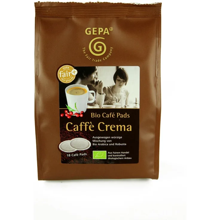 Gepa Bio Café Crema Pads, 18 Stück