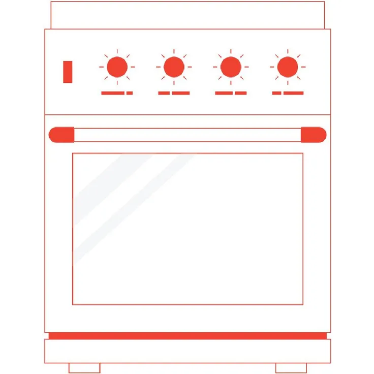 Smeg CPF9IPAN 90 cm, Herd, A+, Standgerät, Betriebsart Ofen elektrisch, Betriebsart Kochfeld elektrisch, Volumen 115 l