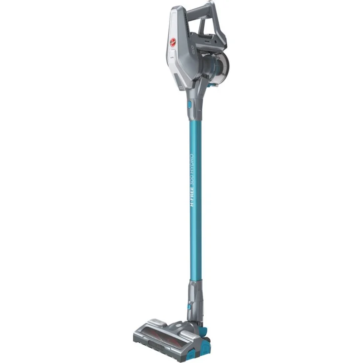 Hoover HF322YHM 011 H-FREE 300 Hydro Handstaubsauger, Saugen & Wischen, 40 min Akkubetrieb, Akkuwechsel-Option, grau-türkis – Bild 1