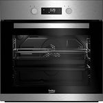Beko BIM22301X, Backofen, Energieeffizienzklasse A, Einbaugerät, Elektrisch, Volumen 71 l, Breite 66 cm, Vollglas-Innentür, Edelstahl