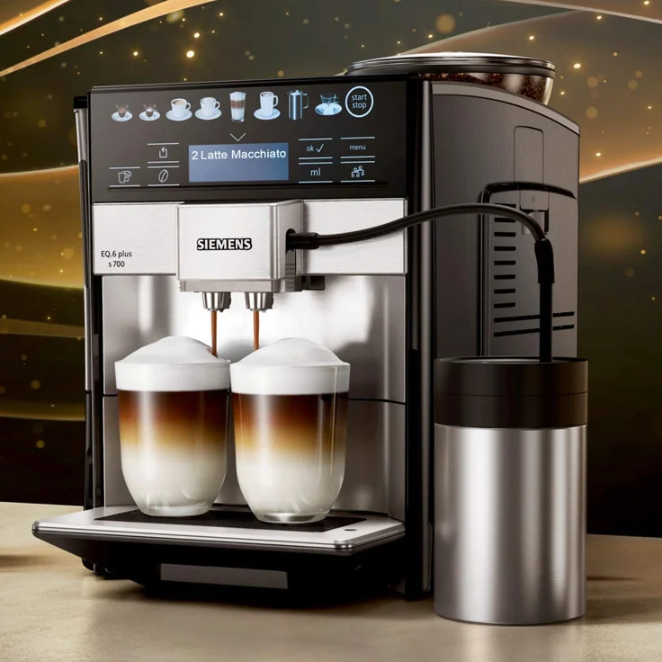 Siemens TE657M03DE EQ.6 plus s700 Kaffeevollautomat, Touchscreen, 1500 Watt, mit Milchsystem – Bild 3