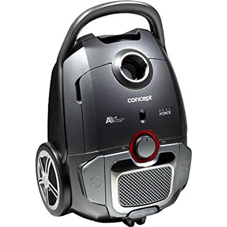 CONPT Hausgeräte, Beutelstaubsauger VP8290 4A REAL Force 700 W, schwarz, rot
