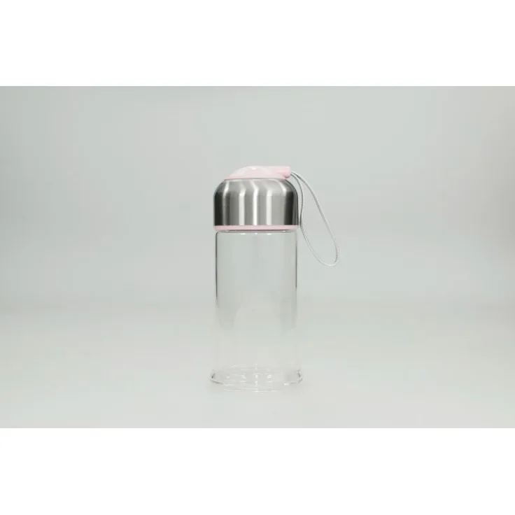 HTI-Line Rosa Trinkflasche