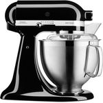KitchenAid 5KSM185PSEOB Küchenmaschine mit Direktantrieb, 300W, 4,8L Edelstahlschüssel, onyx schwarz, Serie: 5KSM185PS