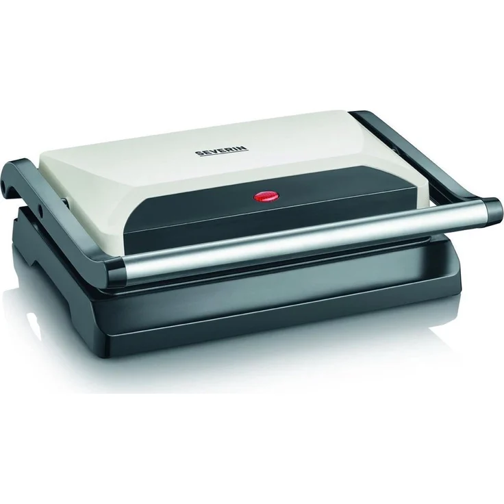 Severin WA 2114 Waffel-Pommes-Maker 800 W, Antihaftbeschichtung schwarz-beige – Bild 2