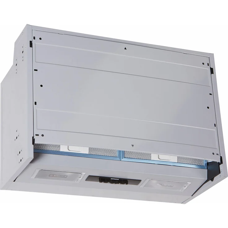 Siemens iQ100 LE63MAC00, Motorhaube, integriert, Breite: 59.9 cm, Tiefe: 27.1 cm, Absaugung und Rückführung (mit zusätzlichem Rückführungsset), Silber – Bild 2