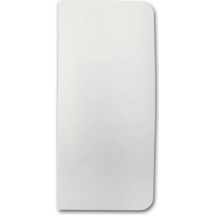PME Uni Rand Kunststoff Seite Schaber, Plastik, weiß, 20.3 x 9.3 x 0.2 cm