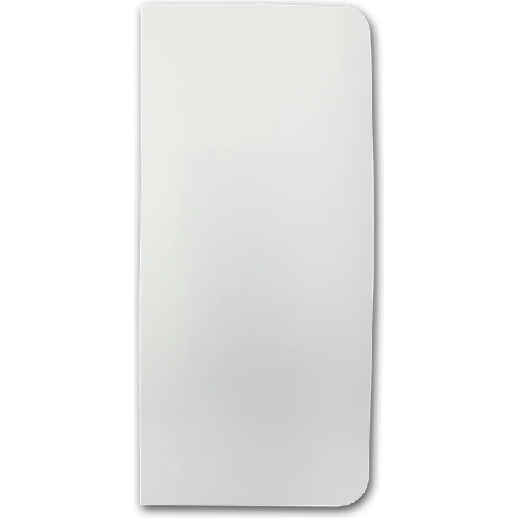 PME Uni Rand Kunststoff Seite Schaber, Plastik, weiß, 20.3 x 9.3 x 0.2 cm – Bild 1