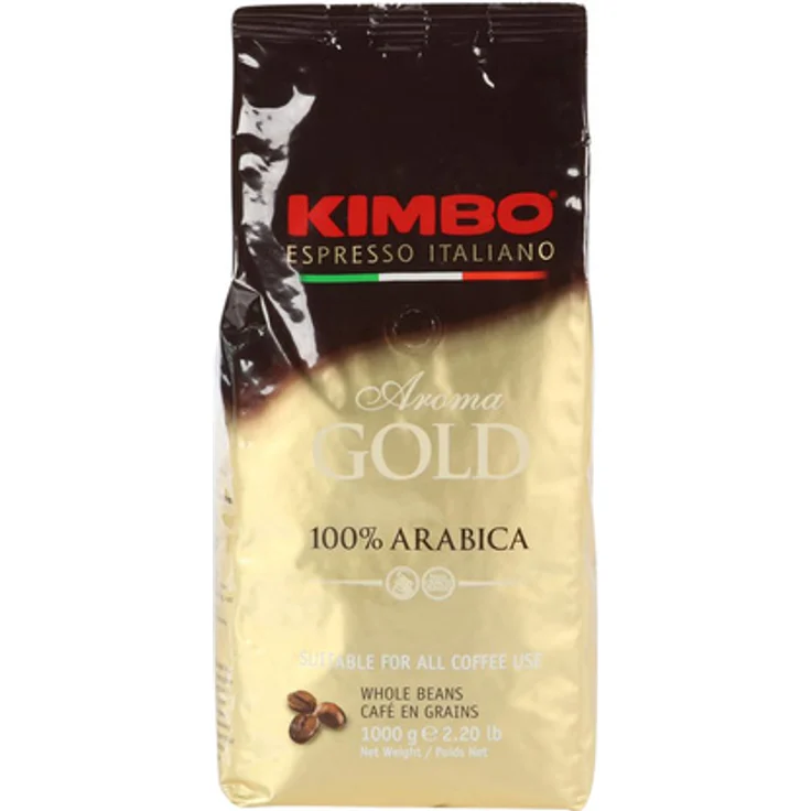 Kimbo Gold Espresso, 100% Arabica Espressobohnen, 1kg – Bild 2