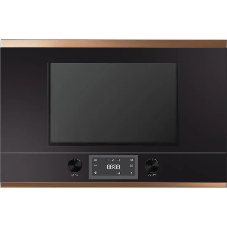 Küppersbusch ML 6330.0 S7 K-Series. 3 Mikrowelle mit Grill, Einbaugerät, 22 Liter Garraum, 850 Watt, schwarz-copper